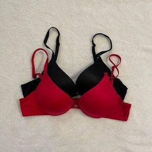 Victoria’s Secret So Obsessed push-up bras. Size 34A. (2 I’m bundle)